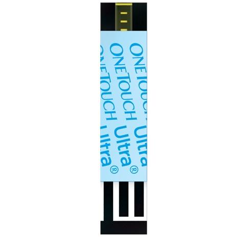 Image of OneTouch Ultra Blue Blood Glucose Test Strip (50 count)