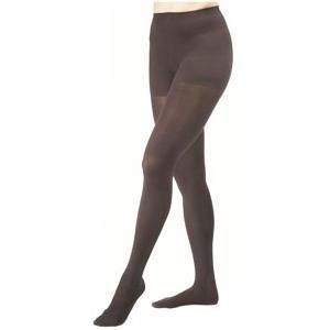 Image of Opaque Pantyhose, 20-30mmHg, X-Large, Closed Toe, Classic Black