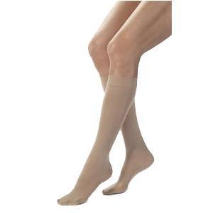 Image of Opaque Women's Knee-High Stockings, 30-40, X-Large Full Calf, Natural