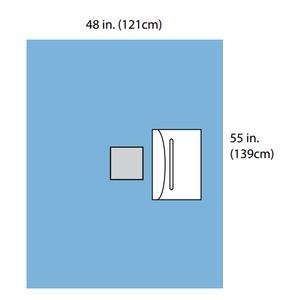 Image of Ophthalmic Incise Drape, 48"  55", Nonsterile