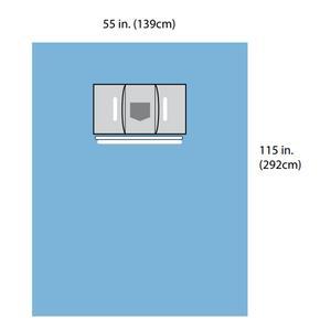 Image of Ophthalmic Incise Sheet, 55"  115", Nonsterile