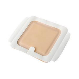 Image of Optifoam Adhesive Foam Dressing, 6" x 6", 4-1/2" x 4-1/2" Pad