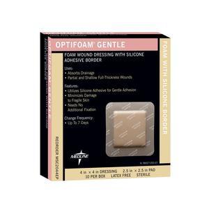 Image of Optifoam Gentle Foam Dressing 4" x 4"