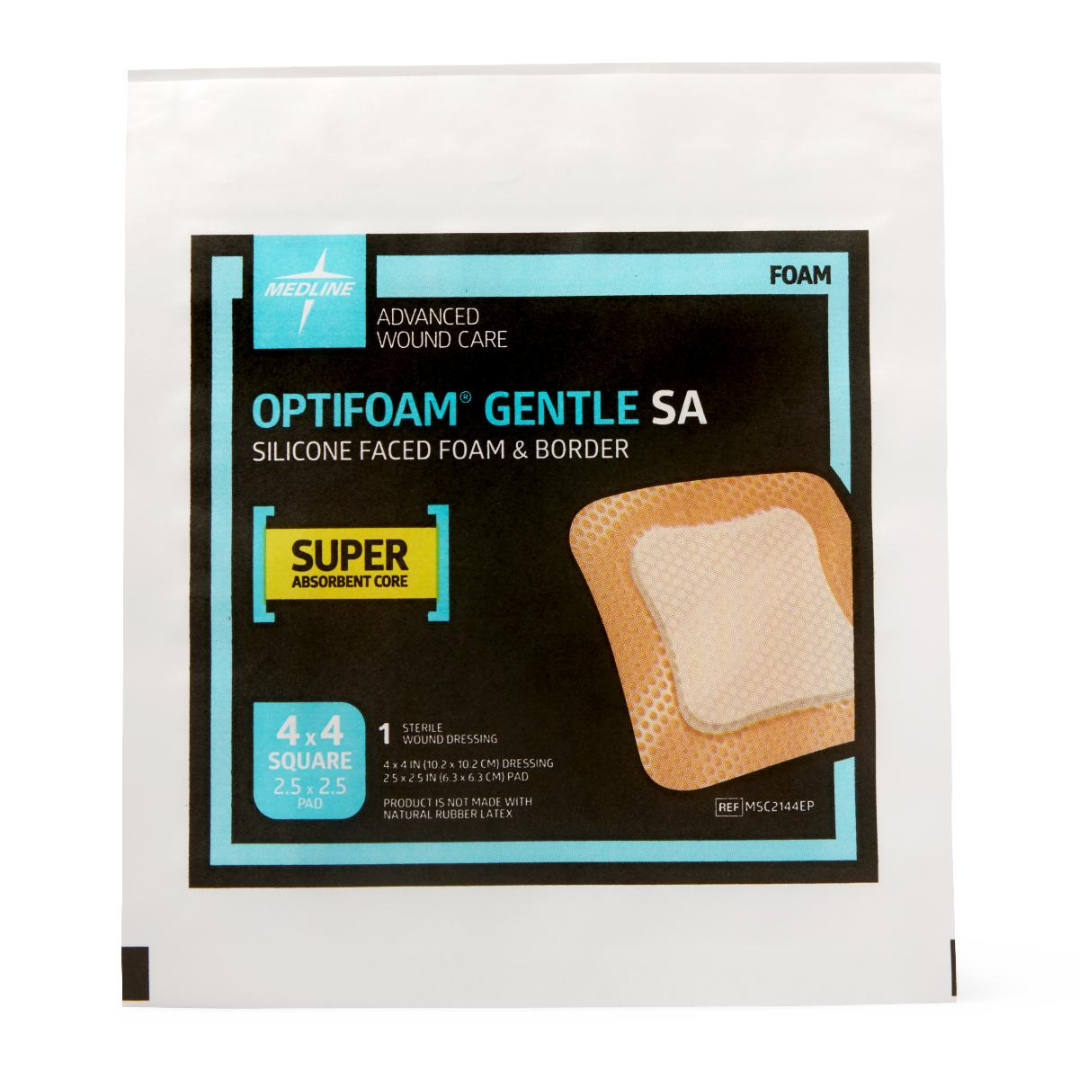 Image of Optifoam Gentle SA Silicone-Faced Foam Dressings