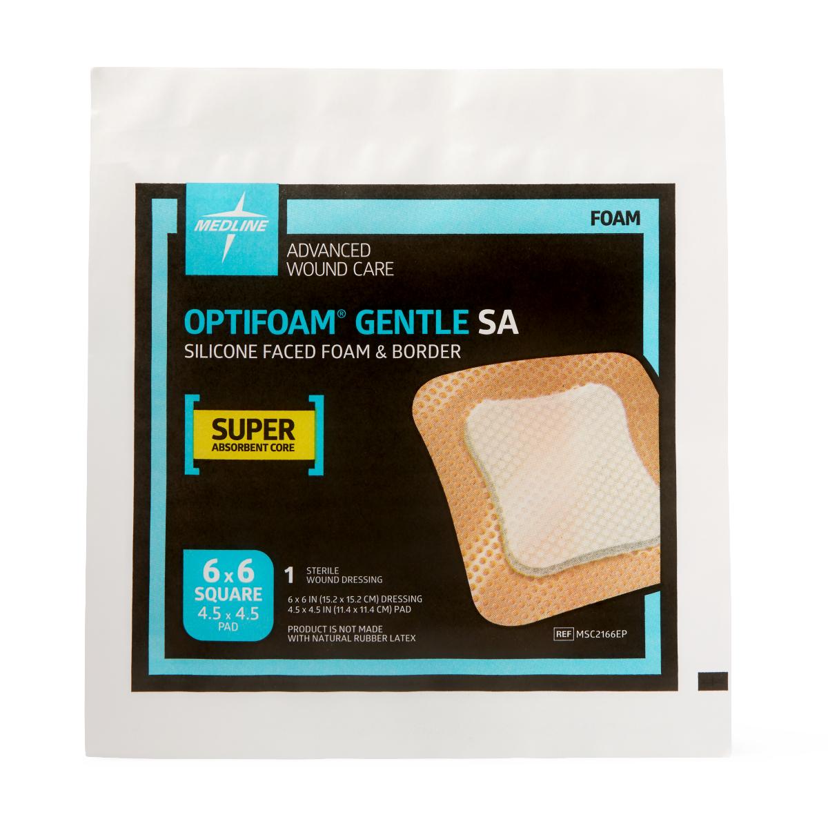 Image of Optifoam Gentle SA Silicone-Faced Foam Dressings