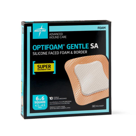 Image of Optifoam Gentle SA Silicone-Faced Foam Dressings