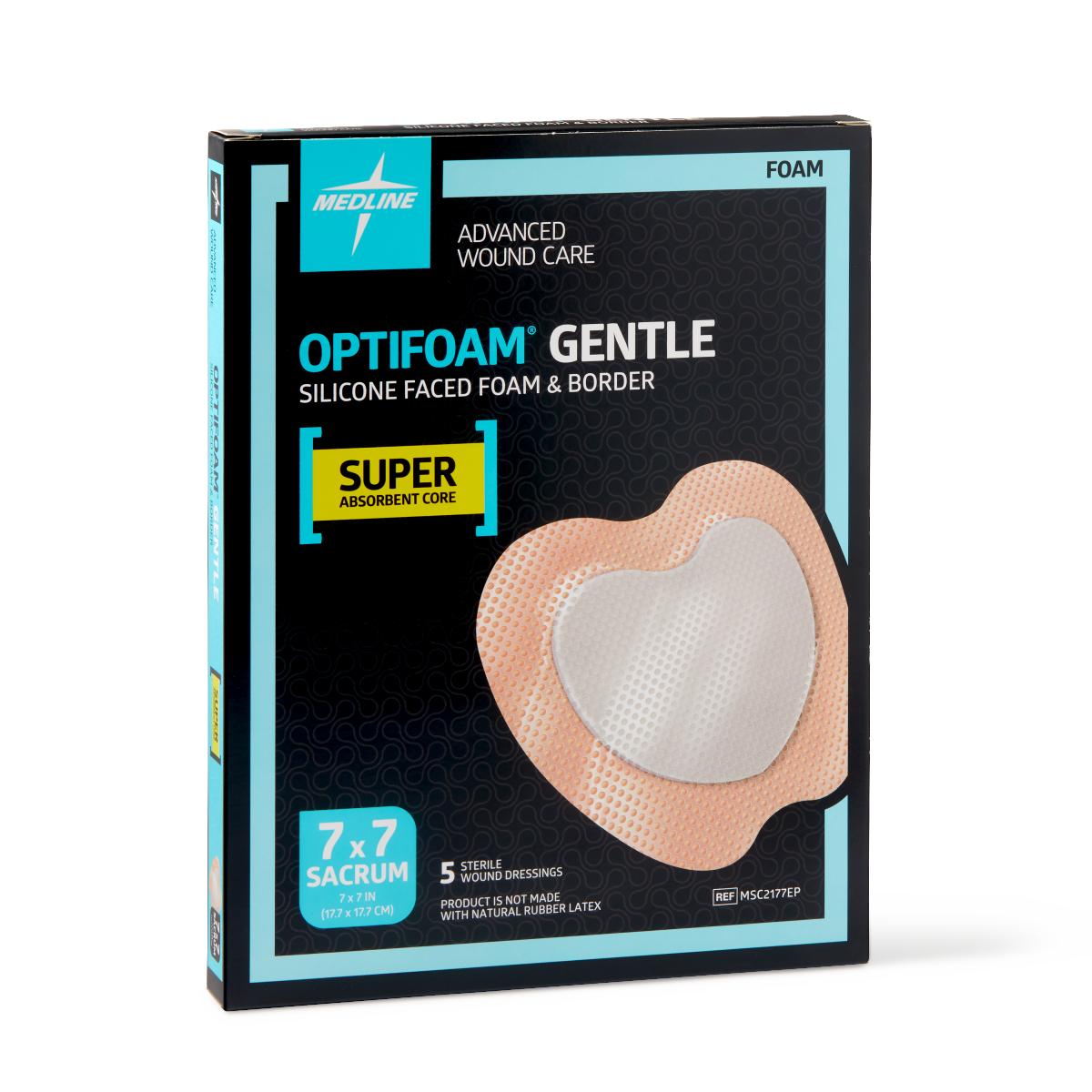 Image of Optifoam Gentle SA Silicone-Faced Foam Dressings