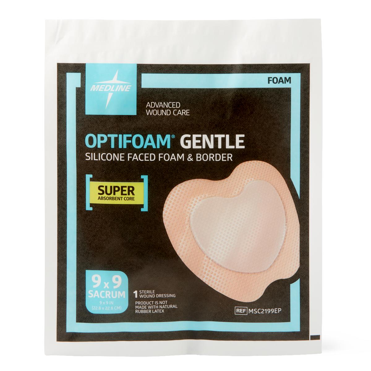 Image of Optifoam Gentle SA Silicone-Faced Foam Dressings