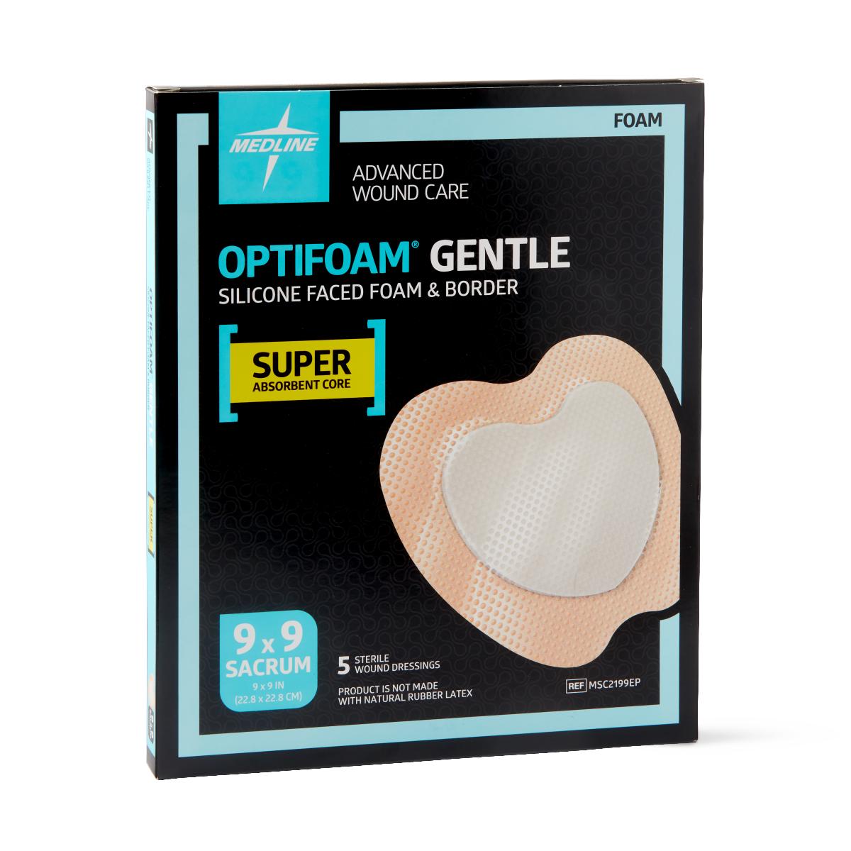 Image of Optifoam Gentle SA Silicone-Faced Foam Dressings