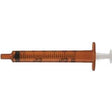 Image of Oral Syringe with Tip Cap 1 mL, Amber (500 count)