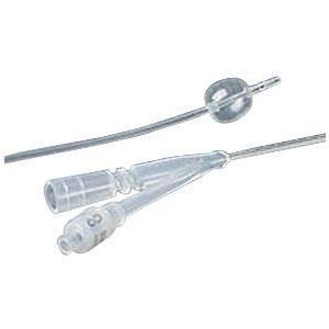 Image of Pediatric 2-Way 100% Silicone Foley Catheter 10 Fr 3 cc