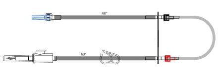 Image of PharmAssist Heavy Duty Single Lead Tubing Set, Dispensing Pump Tubing for Automated Pharmacy Filling