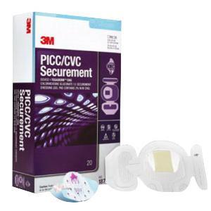 Image of PICC/CVC Securement Device + Tegaderm I.V. Advanced Securement CHG Dressing