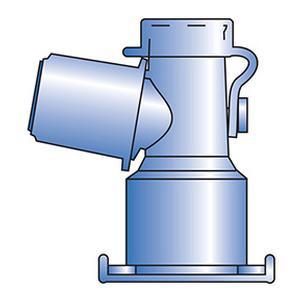 Image of Pneupac PEEP-Keep Nonsterile Dual-Axis Swivel Adapter