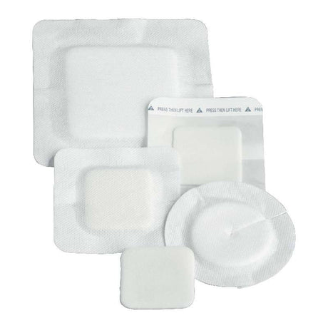 Image of Polyderm Plus Hydrophilic Foam Wound Dressing 6" x 6" Border