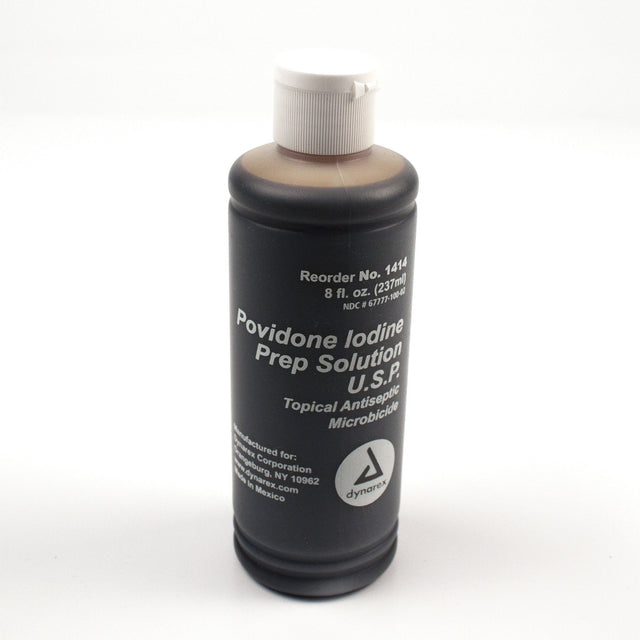 Image of Povidone Iodine Prep Solution 8 oz