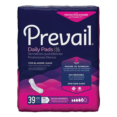 Image of Prevail Bladder Control Pad, Maximum, Long