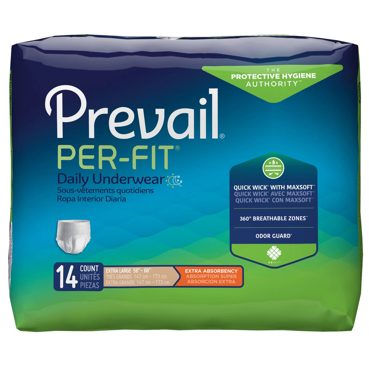 Image of Prevail Per-Fit Daily Underwear, Extra Absorbency