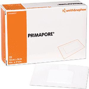 Image of PRIMAPORE Adhesive Non-Woven Wound Dressing, 8" x 4"