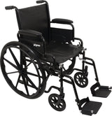 Image of ProBasics K1 Lightweight Wheelchair with 16" x 16" Seat, Flip-Back Desk Arms, Swing-Away Footrests