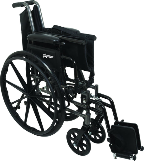 Image of ProBasics K3 Lightweight Wheelchair with 18" x 16" Seat, Flip-Up Height Adj Desk Arms, Swing-Away Footrests