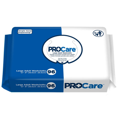 Image of ProCare Adult Washcloths 12" x 8"