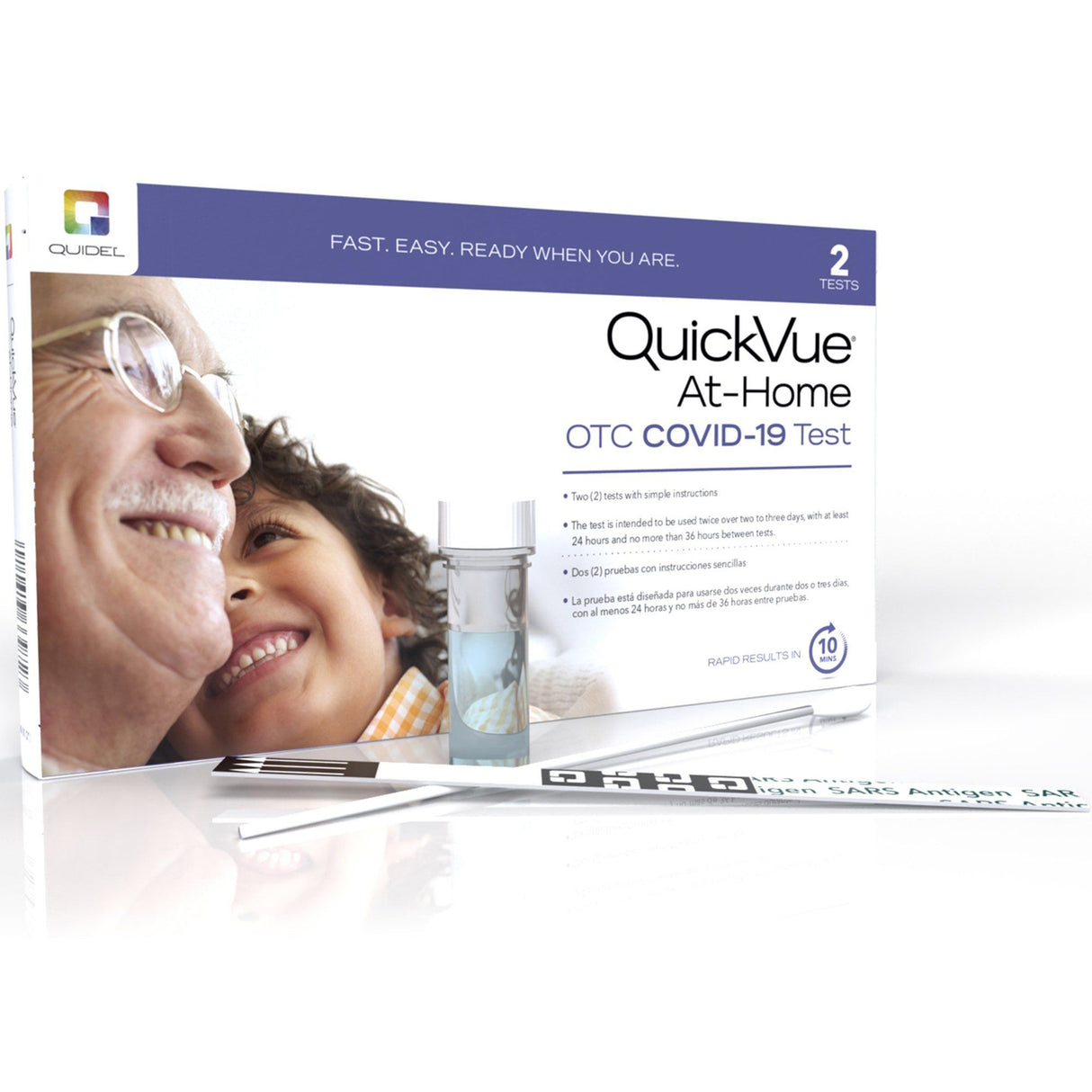 Image of Quidel QuickVue At-Home OTC COVID-19, Includes 2 Tests