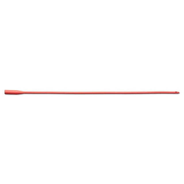 Image of Red Rubber Latex All-Purpose Intermittent Urethral Catheter, 22Fr OD, 16"