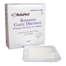 Image of ReliaMed® Sterile Bordered Gauze Dressing