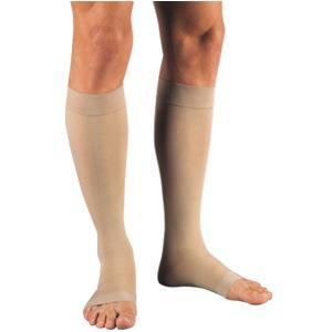 Image of Relief Knee-High Extra Firm Compression Stockings Large, Beige