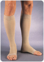 Image of Relief Knee-High Extra-Firm Compression Stockings Large Full Calf, Beige