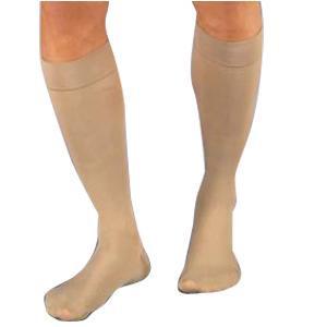 Image of Relief Knee-High Moderate Compression Stockings X-Large Full Calf, Beige