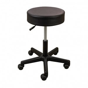 Image of Roscoe Pneumatic Stool , Without Seat Back, Black