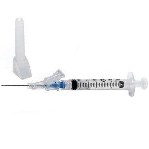 Image of SafetyGlide Syringe with Detachable Needle 22G x 1-1/2", 5 mL