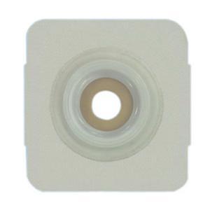 Image of Securi-T USA Two-Piece Pre-Cut 1 1/4" Opening Extended Wear Convex Wafer with Flexible Tape Collar 5"x 5" 2 1/4" Flange