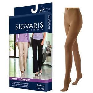 Image of Select Comfort Pantyhose, 20-30, Small, Short, Closed, Suntan