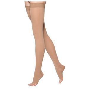 Image of Select Comfort Thigh-High with Grip-Top, 30-40, Large, Long, Open, Crispa