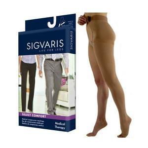 Image of Select Comfort Thigh-High with Waist Attachment, 20-30, Large, Long, Open, Crispa, Left