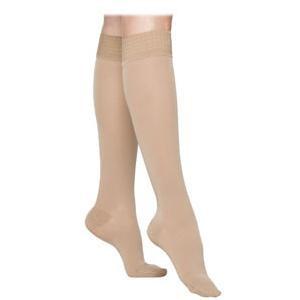 Image of Select Comfort Women's Knee-High Stockings with Grip Top, Small Short, 20 - 30 mmHg, Crispa