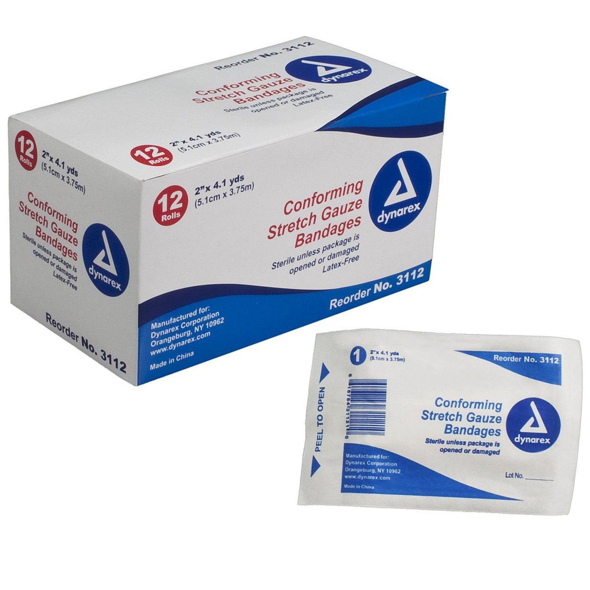 Image of Self-Adhering Conforming Stretch Gauze Bandage 2", Sterile