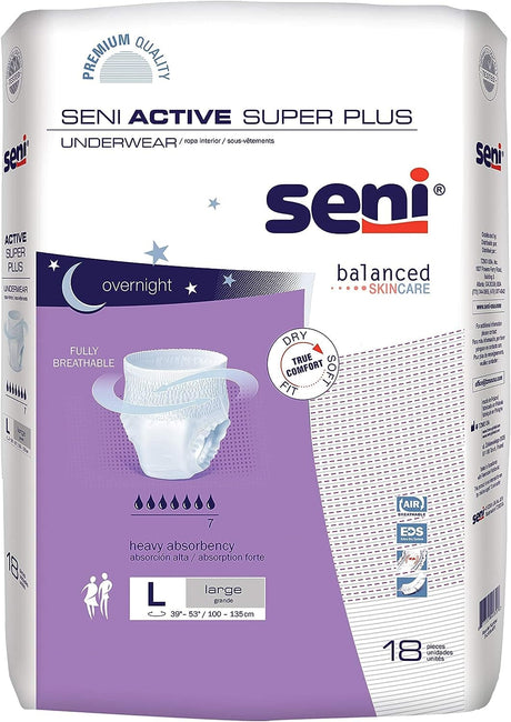 Image of Seni Active Super Plus Protective Underwear - Heavy Absorbency