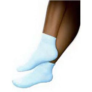 Image of SensiFoot Crew Length Mild Compression Diabetic Sock Large, White