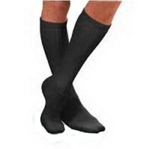 Image of SensiFoot Crew Length Mild Compression Diabetic Sock Small, Black