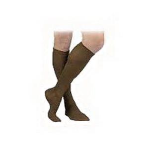 Image of SensiFoot Crew Length Mild Compression Diabetic Sock X-Large, Brown