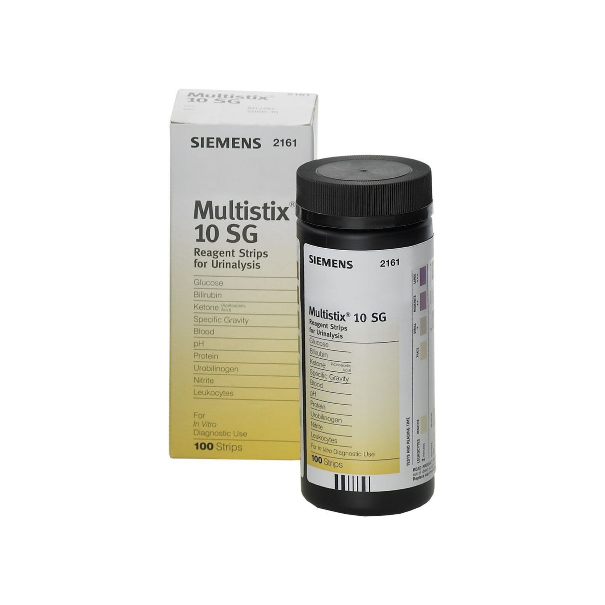 Image of Siemens Multistix 10 SG Reagent Test Strip (100 count)