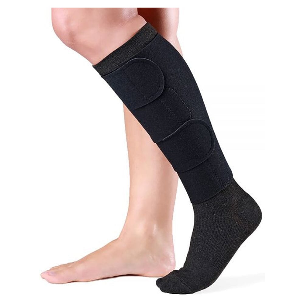 Image of Sigvaris CompreFLEX™ Lite Compression Wrap, 30 to 40 mmHg, 30cm to 33.9cm, XL, Regular, Black