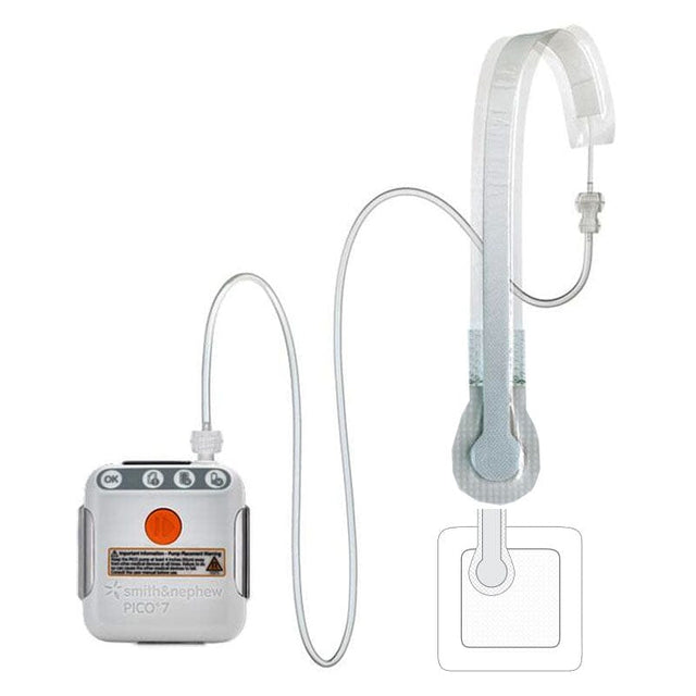 Image of Smith & Nephew Pico 7 Two Dressing Negative Pressure Wound Therapy System, 5.9" x 5.9"