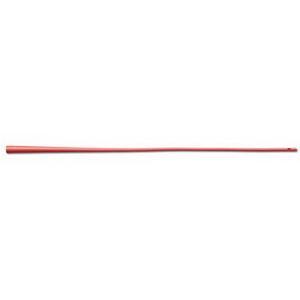 Image of Smooth Tip Red Rubber Intermittent Catheter 14 Fr 16"