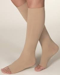 Image of Soft, Knee High, Open Toe, 30-40, Sz 2, Reg, Beige