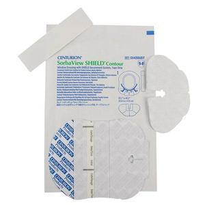 Image of Sorbaview® Shield Catheter Positioning Dressing, Contour, 3.75" x 4.25"